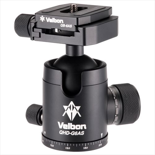 Velbon（ベルボン） 中型大まか雲台 QHD-G6AS 4907990472960 アルカスイス取り替えっこシュー召しかかえる 高正確性 トルク合わせる規則体系 クイックシュー規則体系