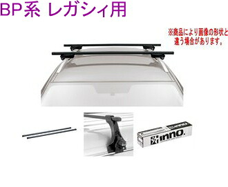 送料無料！INNO キャリアセット スクエアベース スバル BP系 レガシィ (アウトバック/ダイレクトレール付)用 【INTR/TR104/INB107BK】