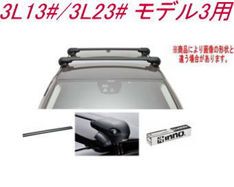 送料無料！INNO キャリアセット エアロベース テスラ 3L13#/3L23# モデル3用 【XS201/K901/XB123BK/XB115BK】