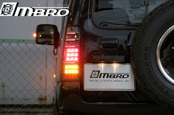代引不可 MBRO サンダー オールLEDテールランプ レッドレンズ ジムニーJB23W用 【STJBJIMY-2L-RC-04】｜ドレスＵｐパーツＨＫＢsports 22,119円