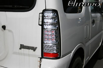 代引不可 MBRO サンダー オールLEDテールランプ ブラックリム ジムニーJB23W用 【STJBJIMY-2L-CB-04】|ドレスUpパーツHKBsports