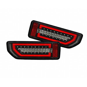 代引不可 MBRO サンダーLEDテールランプ ブラックリム JB64W ジムニー 【STJB64JIMY-3LTB-CB-04】|ドレスUpパーツHKBsports