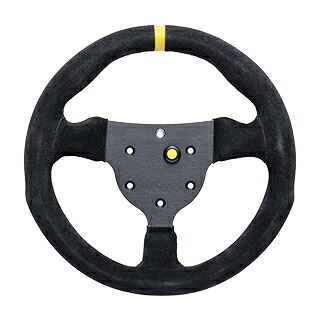 送料無料！JURAN レースプロステアリング ホーンスイッチ付き Racing 270Φ スエード