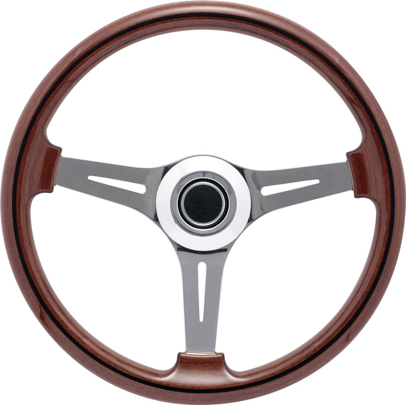 送料無料！ JURAN チューニングステアリング ウッド 370φ【363855】