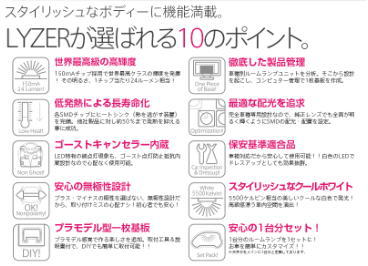 安心の3年保証!!送料無料!代引不可LYZERLEDルームランプセット30ヴェルファイア