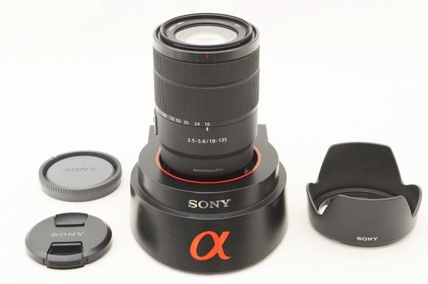 【中古】 『極美品』 Sony E 18-135粍 F3.5-5.6 OSS / SEL18135 / Sony / ソニー / 水晶体 / 鏡鑑受け答え 写真機取り替えっこ水晶体 / Eマウント