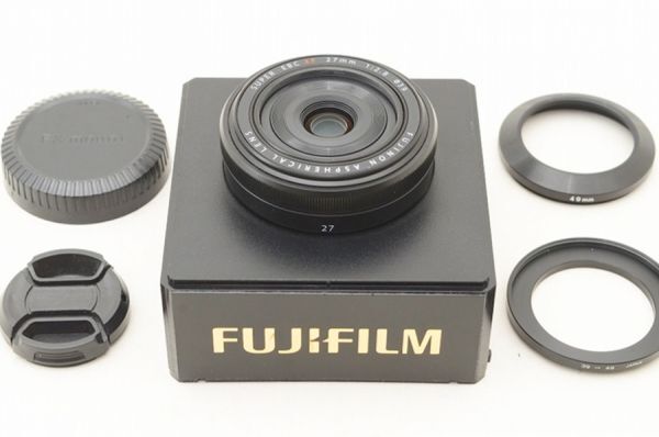 【中古】 『極美品』 FUJIFILM FUJINON XF 27粍 F2.8 / フジ写真フィルム / FUJIFILM / 水晶体  / 鏡鑑レスカメラ 取り替えっこ水晶体