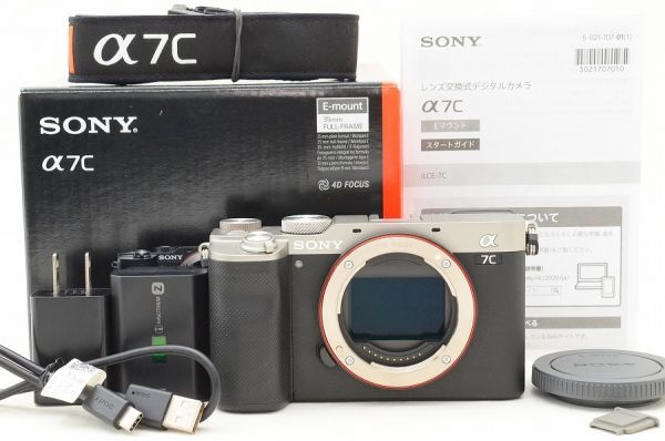【中古】 『極美品』 Sony α7C 上半身 / ILCE-7C / ソニー / Sony / 銀鏡受け答え一眼写真機
