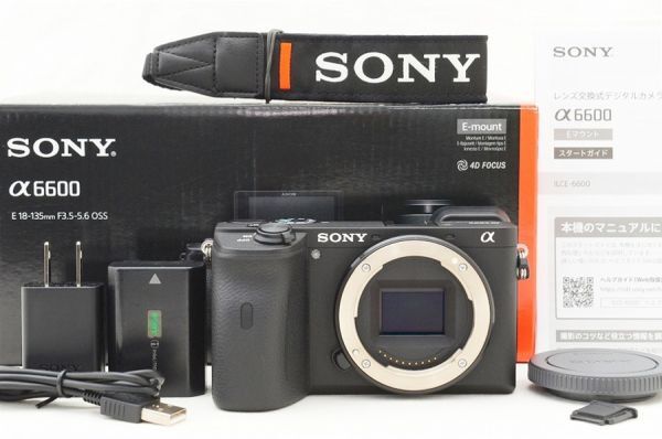 【中古】 『極美品』 Sony α6600 上半身 / ILCE-6600 / ソニー / Sony / 鏡鑑受け答え一眼写真機