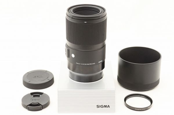【中古】 『極美品』 SIGMA 70粍 F2.8 DG MACRO Art Lマウント / シグマ / SIGMA / 水晶体 / 銀鏡受け答え 写真機取り替えっこ水晶体 / マウント ライカ Lマウント / ライカ Lマウント