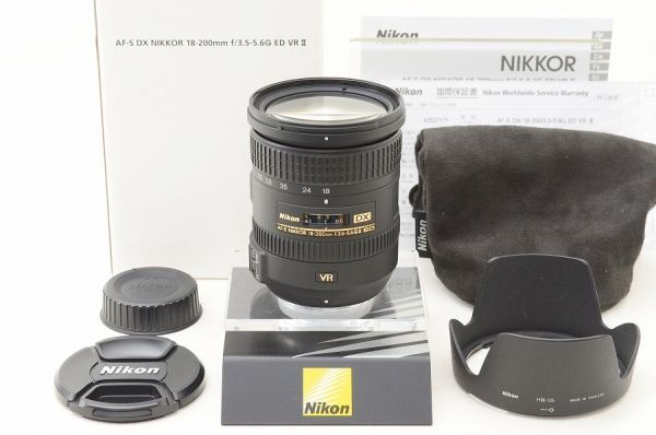 【中古】 『極美品』 Nikon AF-S NIKKOR 18-200mm F3.5-5.6 G ED VR II / ニコン / Nikon / レンズ / カメラ交換レンズ|HKカメラ