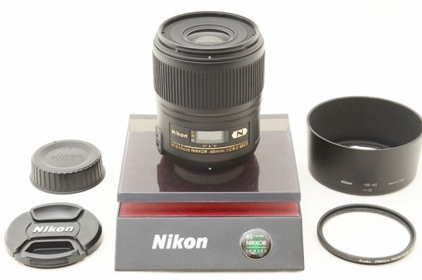 【中古】 『美品』 Nikon AF-S Micro NIKKOR 60粍 F2.8 G ED / ニコン / Nikon / 水晶体 / 写真機取り替えっこ水晶体