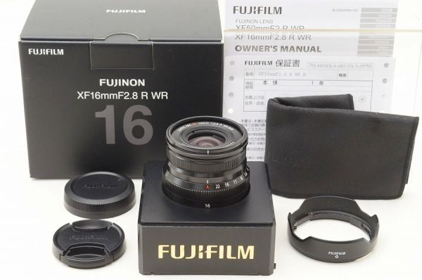 【中古】 『極美品』 FUJIFILM FUJINON XF 16粍 F2.8 R WR / フジ写真フィルム / FUJIFILM / 水晶体  / 銀鏡レスカメラ 取り替えっこ水晶体