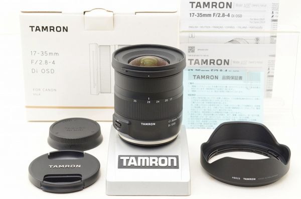 【中古】 『美品』 TAMRON 17-35粍 F2.8-4 Di OSD A037 Canon用 / TAMRON / タムロン / 写真機取り替えっこ水晶体 / マウント Canon用