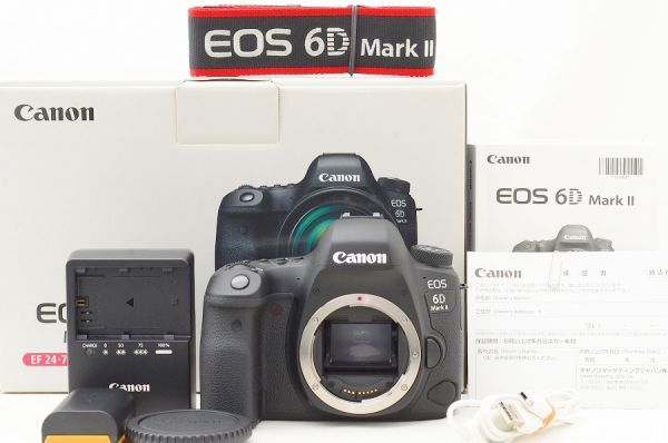 【中古】 『極美品』 Canon EOS 6D Mark II 上半身 / Canon / 加農砲 / デジタル一眼一眼レフ写真機 / 上半身