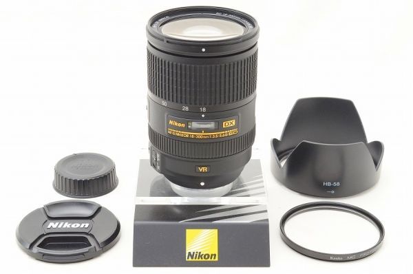 【中古】 『極美品』 Nikon AF-S NIKKOR 18-300粍 F3.5-5.6 G ED VR / ニコン / Nikon / 水晶体 / 写真機取り替えっこ水晶体