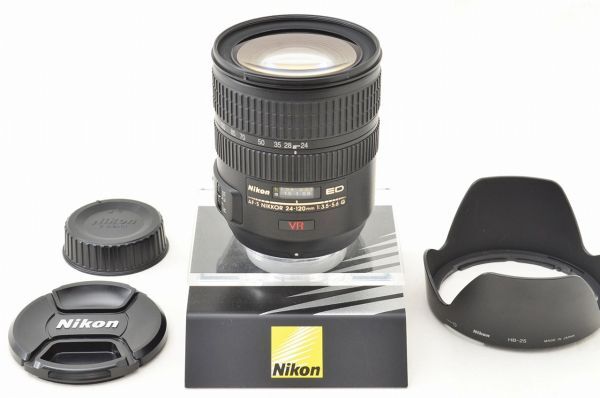 【中古】 『極美品』 Nikon AF-S NIKKOR 24-120mm F3.5-5.6 G ED VR / ニコン / Nikon / カメラ交換レンズ｜HKカメラ 18,352円