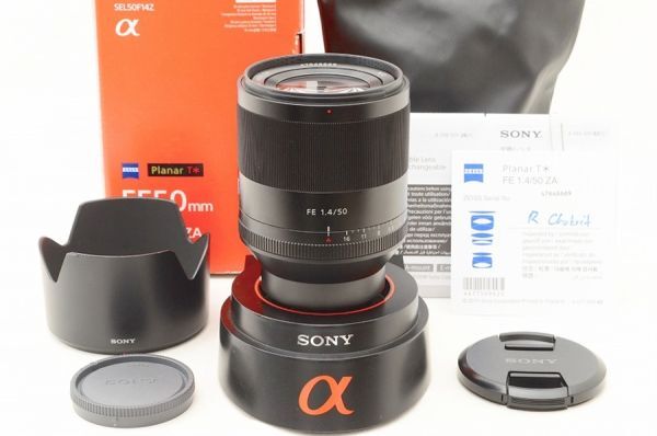 【中古】 『良品』 Sony Zeiss Planar T＊ FE 50mm F1.4 ZA / SEL50F14Z / Sony / ソニー / レンズ / ミラーレス カメラ交換レンズ / Eマウント