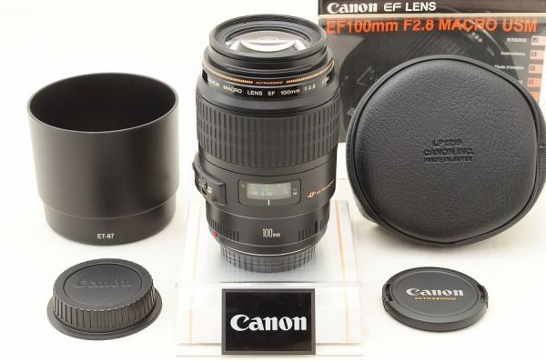 【中古】 『極美品』 Canon EF 100粍 F2.8 MACRO USM / 加農砲 / Canon / 水晶体 / 写真機取り替えっこ水晶体