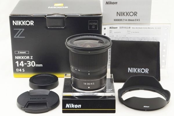 【中古】 『極美品』 Nikon NIKKOR Z 14-30粍 F4 S / Nikon / ニコン / 水晶体 / 鏡鑑受け答え 写真器取り替えっこ水晶体 / NIKKOR Zマウント TV・オーディオ・カメラ-カメラ用交換レンズ