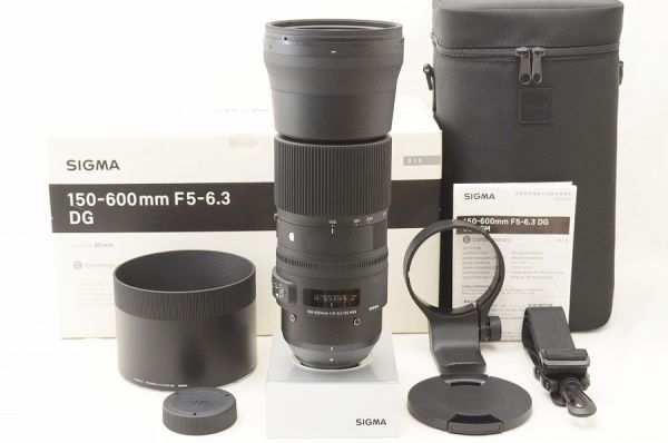 【中古】 『極美品』 SIGMA 150-600粍 F5-6.3 DG os HSM Contemporary Nikon用 / シグマ / SIGMA / 水晶体 / 写真機取り替えっこ水晶体 / マウント Nikon用