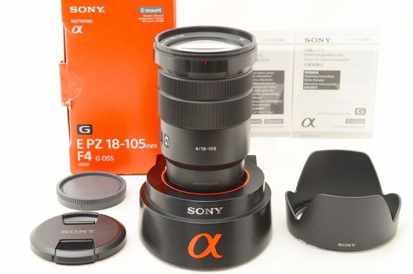 【中古】 『極美品』 Sony E PZ 18-105粍 F4 G OSS / SELP18105G / Sony / ソニー / 水晶体 / 鏡鑑受け答え 写真機取り替えっこ水晶体 / Eマウント
