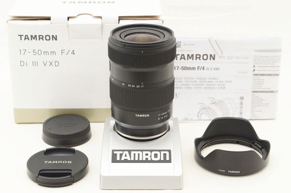 【中古】 『美品』 TAMRON 17-50粍 F4 Di III VXD A068S Sony用（Eマウント） / TAMRON / タムロン / 銀鏡受け答え取り替えっこ水晶体 / Sony Eマウント