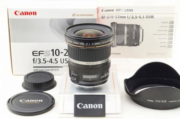 【中古】 『美品』 Canon EF-S 10-22粍 F3.5-4.5 USM / 加農砲 / Canon / 水晶体 / 写真機取り替えっこ水晶体