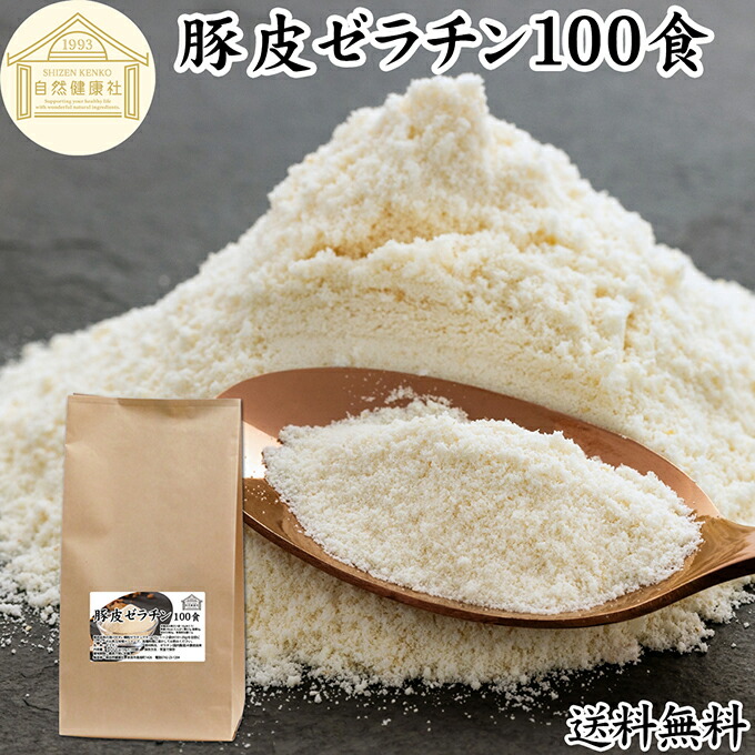 豚皮 ゼラチン 100食 ゼラチン パウダー 粉末 顆粒 100％ 豚皮 由来 粉ゼラチン 分包 10g 小分け 包装 個包装 保存料 無添加 ゼラチンサプリメント 無着色 無香料 純粋 国産 プロ愛用 家庭用 業務用 マルチタイプ 水溶性 美容 サプリ メント お菓子 作り 製菓 材料 凝固剤
