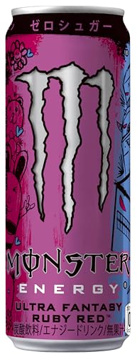 アサヒ飲料 モンスター ウルトラファンタジールビーレッド 355ml×24本[エナジードリンク][0カロリー]画像