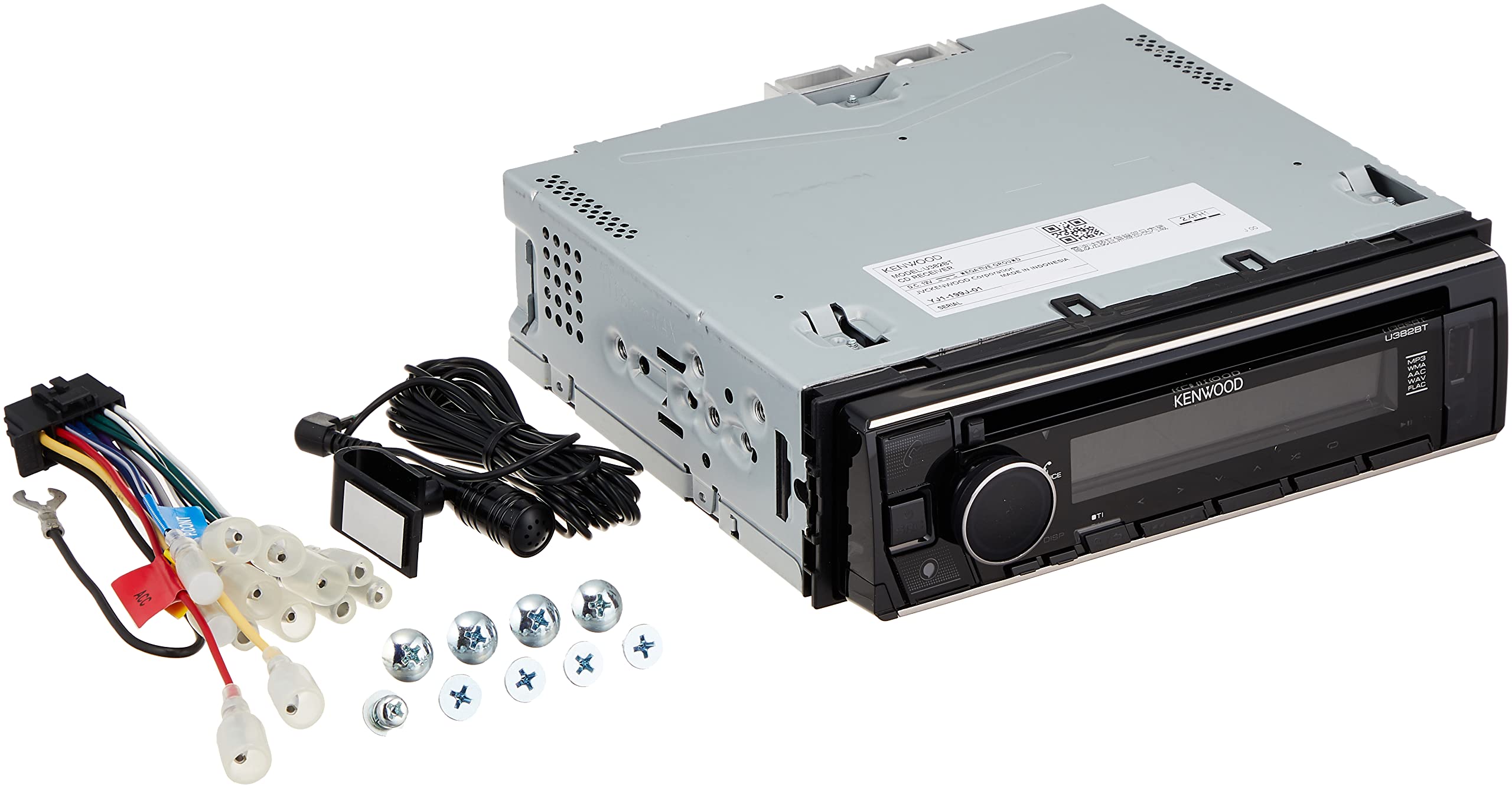 KENWOOD U360BT カーオーディオ 1DIN スズキ u342bt_01.jpg