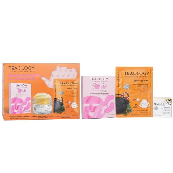【貨物輸送無料】 teaology kombucha forever beauty ritual set 3pcs 【外国で直送】