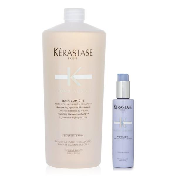 【送料無料】ケラスターゼ blond absolu set 1: shampoo \u0026 heat-protecting serum (lightened or highlighted hair) 2pcs【海外直送】