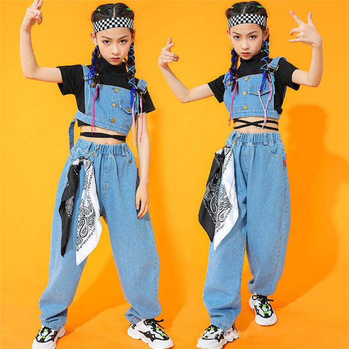 楽天市場 ダンスウェア ダンス服 ヒップホップ 女の子 子供 セットアップ Tシャツ パンツ ベスト スカーフ 4点セット ジャズダンス ダンス着 ステージ ストリートダンス ファッション カッコイイ ダンス衣装 イベント衣装 ステージ衣装 踊り 春夏キッズ キレイ ダンス