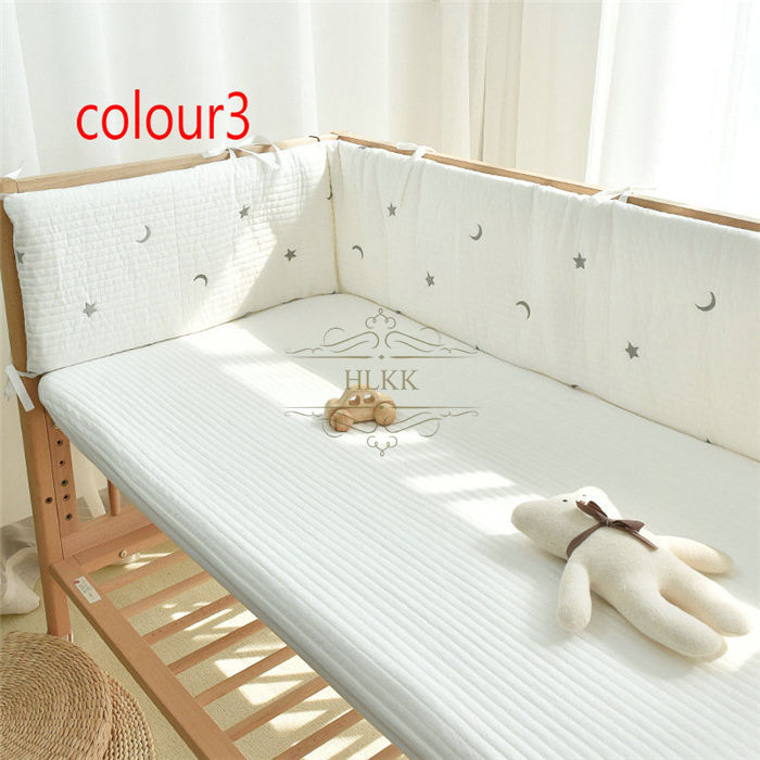 市場 240cm ベビーベッドガード 通気性よい ベッドクッション ベッドフェンス