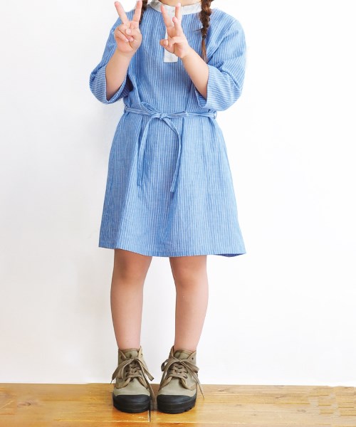 楽天市場 型紙 パターン L Aw050 キッズスタンドカラーワンピース 100 110 1 130 型紙 パターン ハンドメイド カンパニー