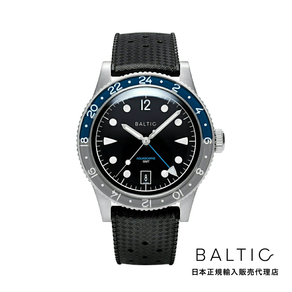 楽天市場】バルチック BALTIC WATCHES アクアスカーフ ブルー ギルト ブラックトロピックラバーベルト メンズ 男性用 腕時計 :  H°M'S” WatchStore