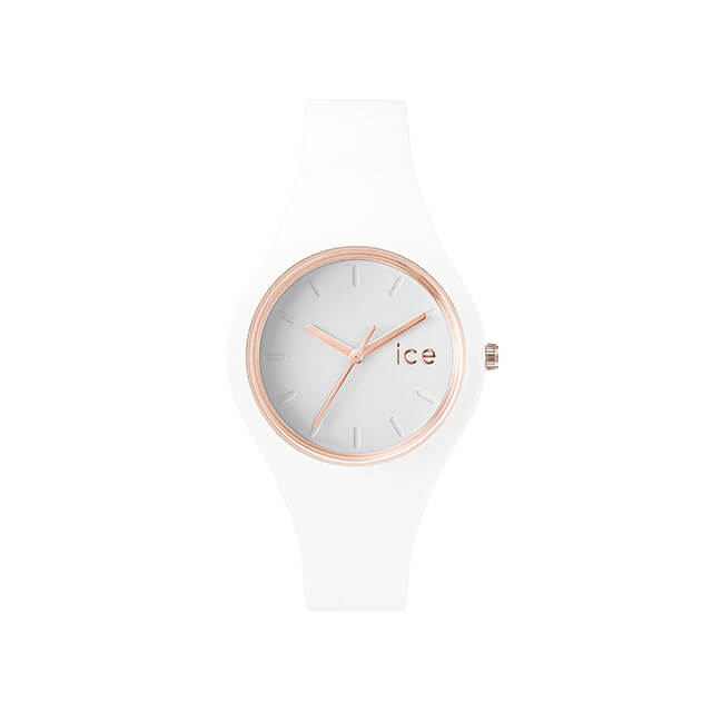 限定製作 アイスウォッチ 日本公式ショップ 正規代理店 腕時計 時計 Ice Glam ホワイト ローズゴールド スモール 保存版 Belladentestetic Com