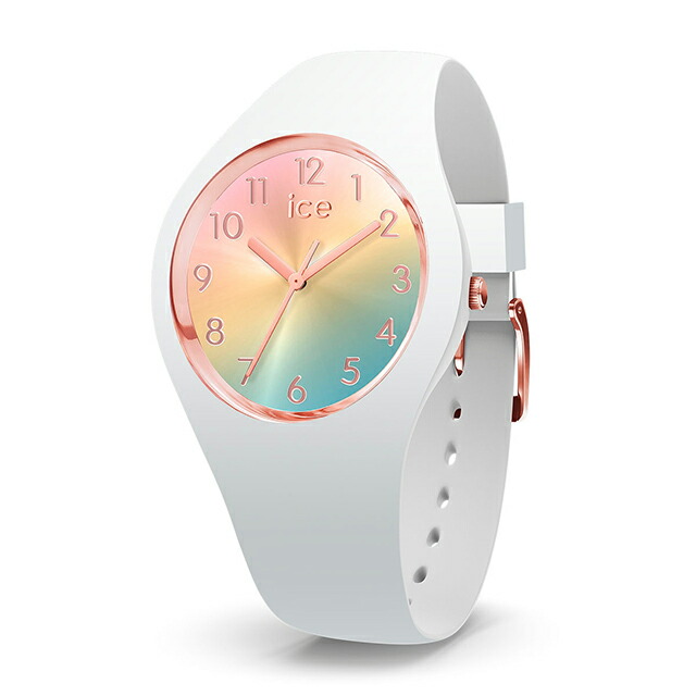 アイスウォッチ ICE-WATCH 日本公式ショップ ICE sunset アイス サンセット レインボー スモール 腕時計 ホワイト
