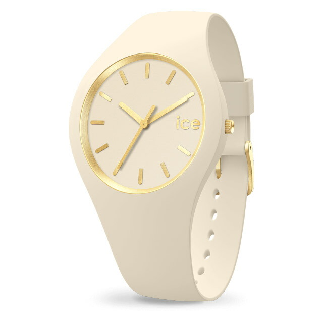 アイスウォッチ ICE-WATCH 日本公式ショップ ICE glam brushed アイスグラムブラッシュド アーモンドスキン スモール 腕時計 メンズ ベージュ｜H&deg;M&rsquo;S&rdquo; WatchStore