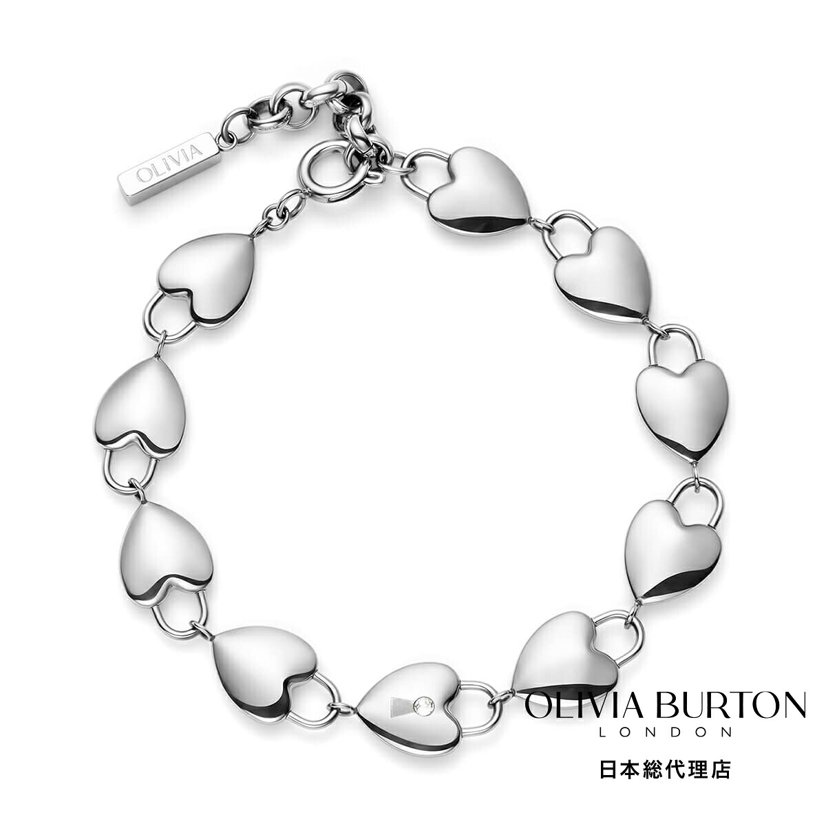 OLIVIA BURTON / オリビア・バートン クラシック - ロックハート シルバー ブレスレット｜H&deg;M&rsquo;S&rdquo; WatchStore