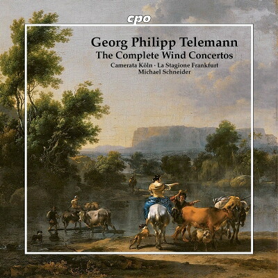 【輸入盤】 Telemann テレマン / 管楽器のための協奏曲全集　Ｍ．シュナイダー＆ラ・スタジオーネ・フランクフルト、カメラータ・ケルン（８ＣＤ） 【CD】