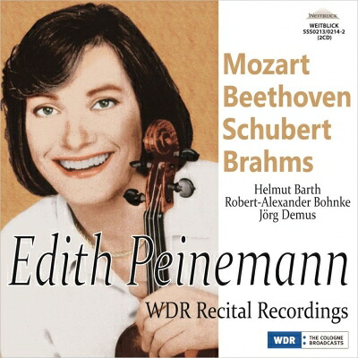 【輸入盤】 『エディト・パイネマン　WDRリサイタル録音集』　イェルク・デムス、他（1957-1967）（2CD） 【CD】