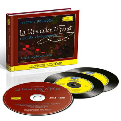 【輸入盤】 Berlioz ベルリオーズ / 『ファウストの劫罰』　イーゴリ・マルケヴィチ＆ラムルー管弦楽団（2CD＋ブルーレイ・オーディオ） 【CD】