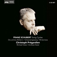 【輸入盤】 Schubert シューベルト / 『冬の旅』『美しい水車小屋の娘』『白鳥の歌』、歌曲集　クリストフ・プレガルディエン、ミヒャエル・ゲース、アンドレアス・シュタイアー（3CD） 【CD】