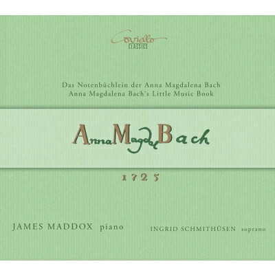 【輸入盤】 Bach, Johann Sebastian バッハ / アンナ・マクダレーナ・バッハの音楽帳　ジェイムズ・マドックス、イングリット・シュミットヒューゼン（2CD） 【CD】