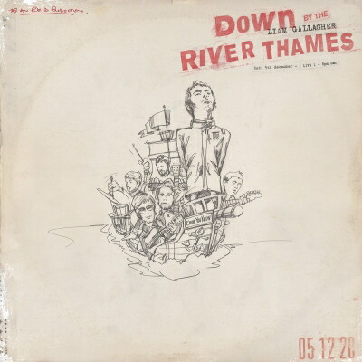 Liam Gallagher / Down By The River Thames (オレンジヴァイナル仕様 / 2枚組アナログレコード) 【LP】