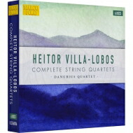 【輸入盤】 Villa-lobos ビラロボス / 弦楽四重奏曲全集　ダニュビウス・クァルテット（6CD） 【CD】