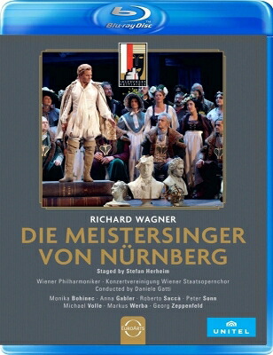 Wagner ワーグナー / 『ニュルンベルクのマイスタージンガー』全曲　ヘアハイム演出、ガッティ＆ウィーン・フィル、フォッレ、サッカ、他（2013　ステレオ）（2BD）（日本語字幕付） 【BLU-RAY DISC】