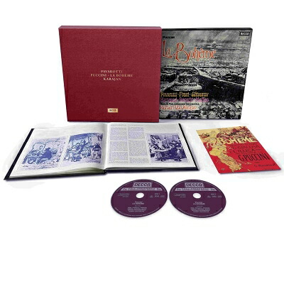 【輸入盤】 Puccini プッチーニ / 『ボエーム』全曲　ヘルベルト・フォン・カラヤン＆ベルリン・フィル、ミレッラ・フレーニ、ルチアーノ・パヴァロッティ、他（1972　ステレオ）（2SACD） 【SACD】